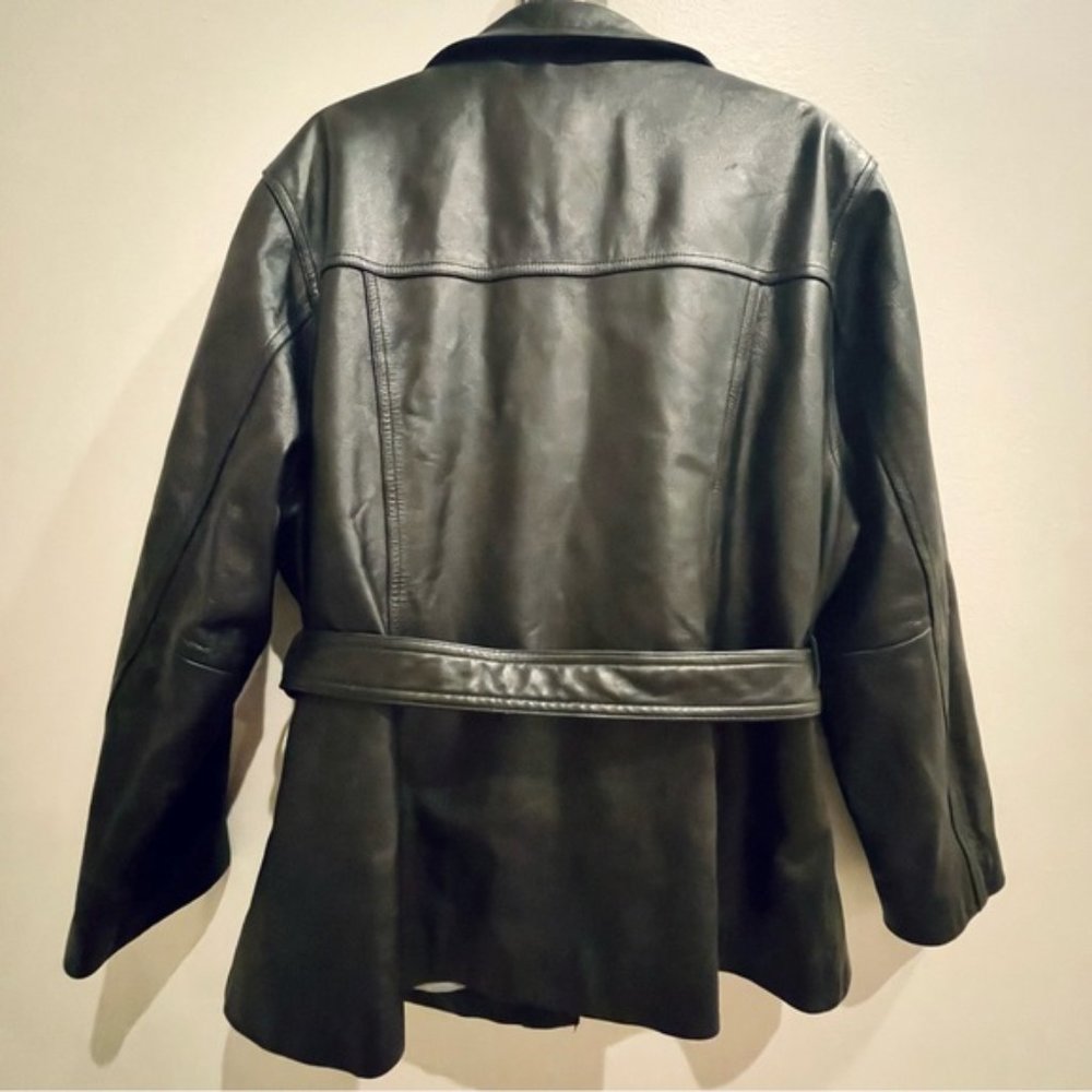Wilsons Leather Women’s Belted Jacket w/ Removable 3M Thinsulate Liner | Size XL - Picture 2 of 16